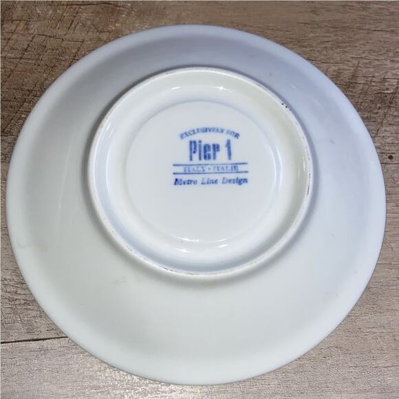 Pier 1 Metro Line Saucers, Set of 8 - Picture 4 of 4